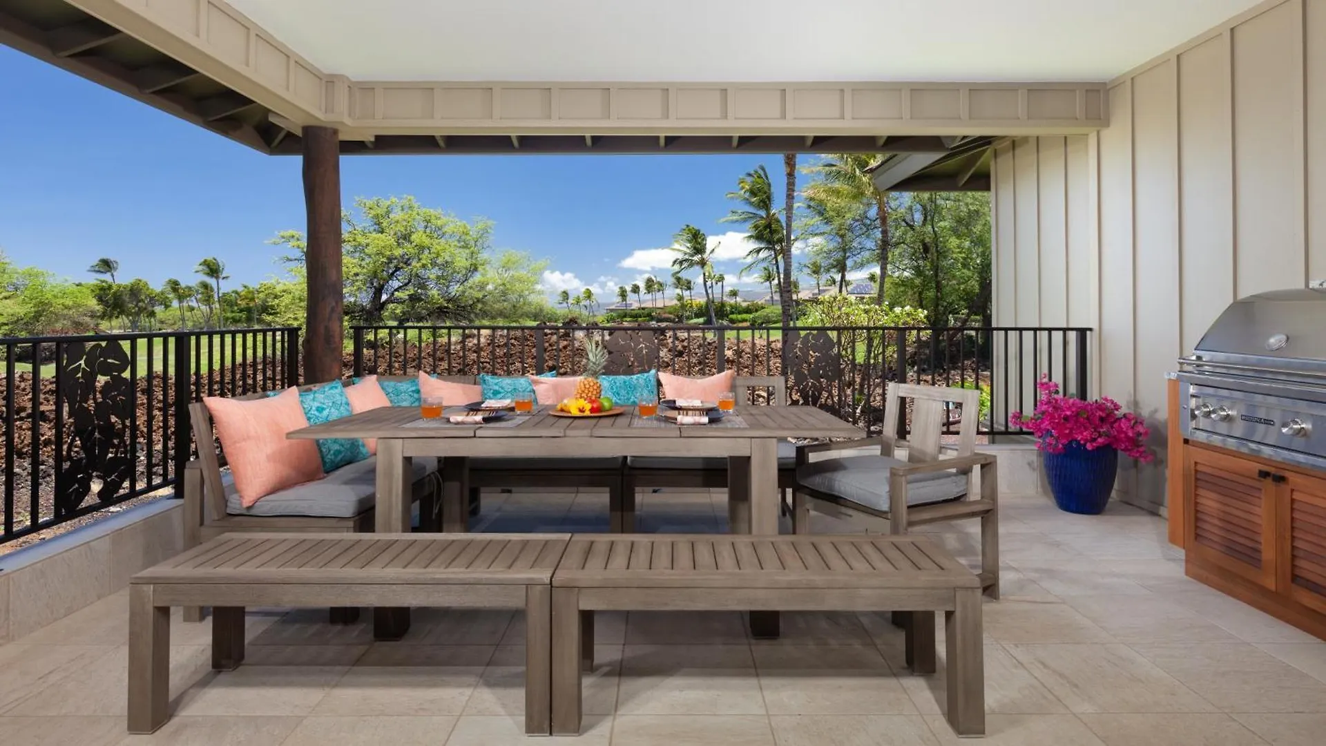 Vakantiehuis Daydream Villa Dreamy 4Br Kamilo Home With Golf And Mountain View Waikoloa